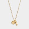 Waterproof Gold Charm Necklace